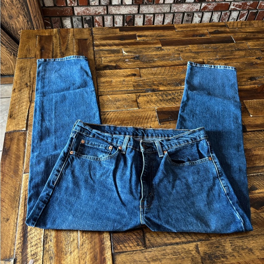 Levi's 505 Men's Straight Blue Jeans